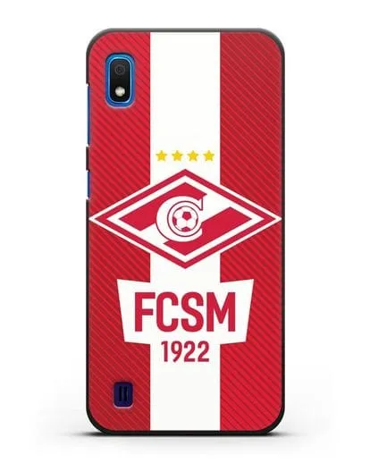 Чехол Спартак Москва с надписью FCSM 1922 силиконовый для Samsung Galaxy A10 [SM-A105F]