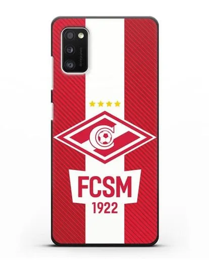 Чехол Спартак Москва с надписью FCSM 1922 силиконовый для Samsung Galaxy A41 [SM-A415F]