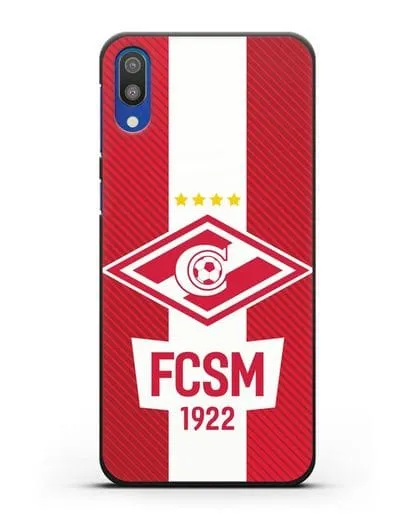 Чехол Спартак Москва с надписью FCSM 1922 силиконовый для Samsung Galaxy M10 [SM-M105F]