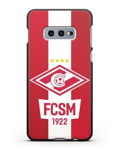 Чехол Спартак Москва с надписью FCSM 1922 силиконовый для Samsung Galaxy S10e [SM-G970F]