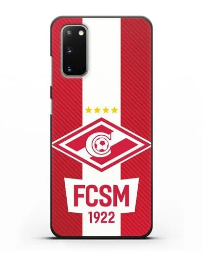Чехол Спартак Москва с надписью FCSM 1922 силиконовый для Samsung Galaxy S20 [SM-G980F]