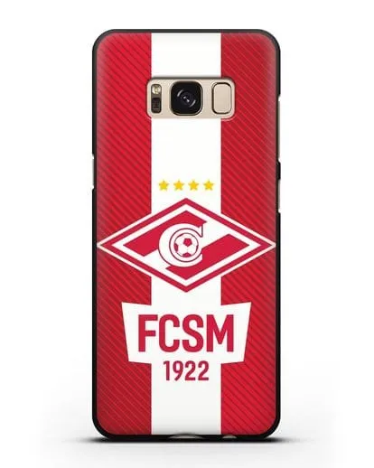 Чехол Спартак Москва с надписью FCSM 1922 силиконовый для Samsung Galaxy S8 Plus [SM-G955F]