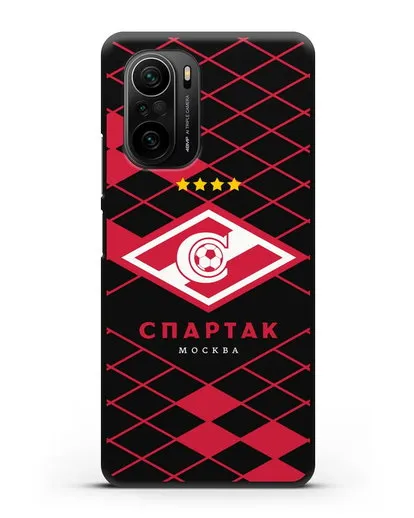 Чехол с эмблемой ФК Спартак Москва силиконовый для Xiaomi Poco F3