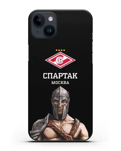 Чехол ФК Спартак Москва Гладиатор силиконовый для iPhone 14 Plus