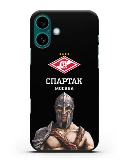 Чехол ФК Спартак Москва Гладиатор силиконовый для iPhone 16 Plus