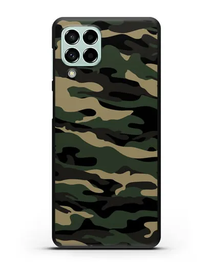 Чехол с армейским рисунком камуфляж вудланд силиконовый для Samsung Galaxy M53 [SM-M536]