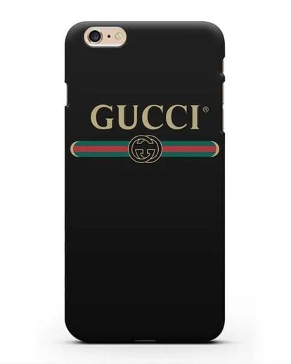 Чехол с эмблемой Gucci силиконовый для iPhone 6 Plus
