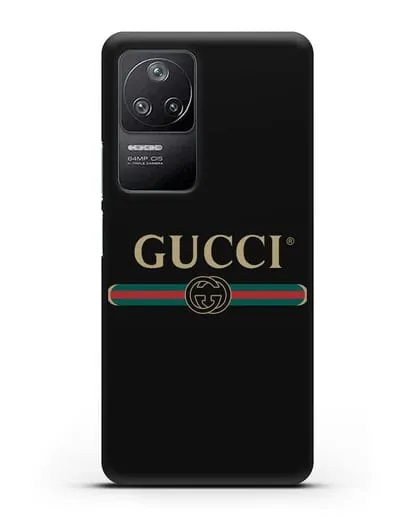 Чехол с эмблемой Gucci силиконовый для Xiaomi Poco F4