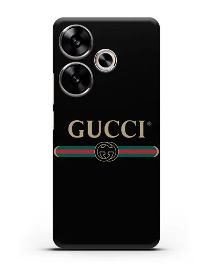 Чехол с эмблемой Gucci силиконовый для Xiaomi Poco F6