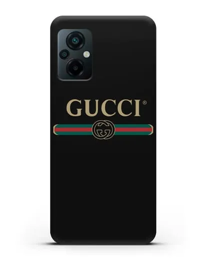 Чехол с эмблемой Gucci силиконовый для Xiaomi Poco M5