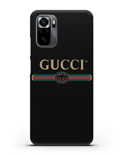 Чехол с эмблемой Gucci силиконовый для Xiaomi Poco M5s