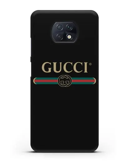 Чехол с эмблемой Gucci силиконовый для Xiaomi Redmi Note 9T