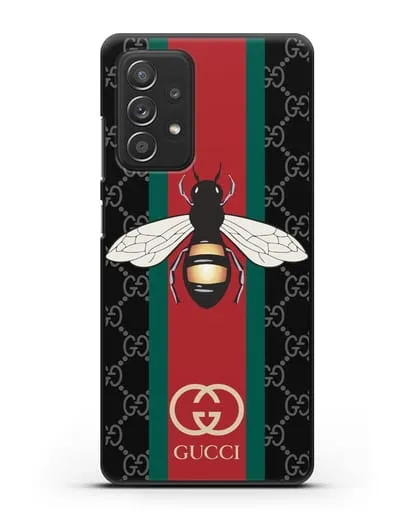 Чехол Гуччи с пчелой силиконовый для Samsung Galaxy A53