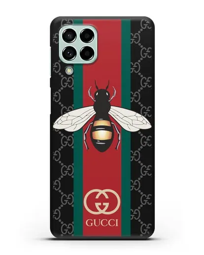 Чехол Гуччи с пчелой силиконовый для Samsung Galaxy M53 [SM-M536]