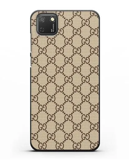 Чехол Гуччи с узором силиконовый для Honor 9S