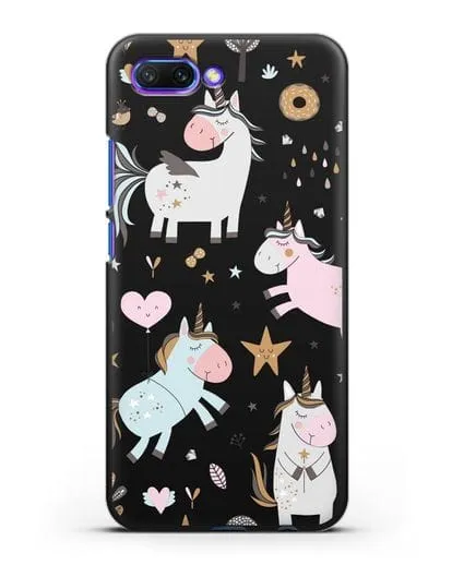 Чехол с дизайном Единороги из мира снов силиконовый для Honor 10