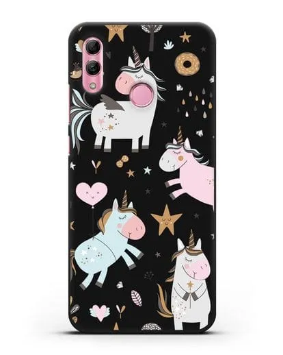 Чехол с дизайном Единороги из мира снов силиконовый для Honor 10 Lite