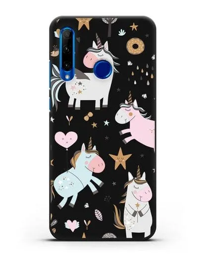 Чехол с дизайном Единороги из мира снов силиконовый для Honor 10i