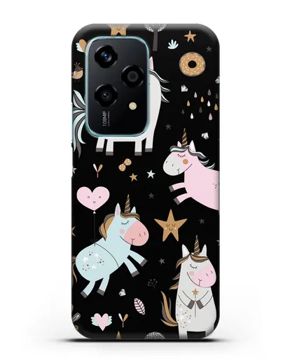 Чехол с дизайном Единороги из мира снов силиконовый для Honor 200 Lite