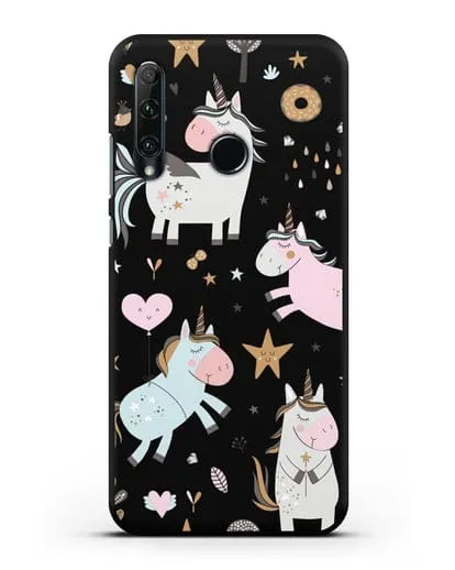 Чехол с дизайном Единороги из мира снов силиконовый для Honor 20e