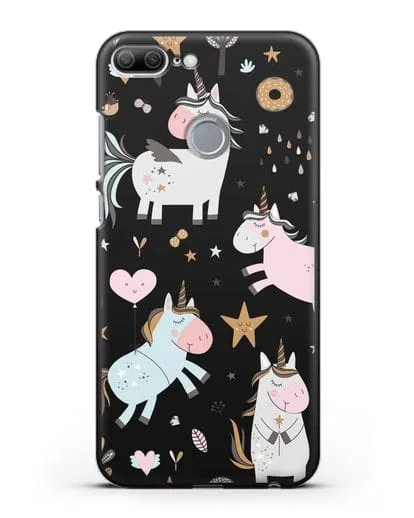 Чехол с дизайном Единороги из мира снов силиконовый для Honor 9 Lite