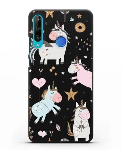 Чехол с дизайном Единороги из мира снов силиконовый для Honor 9C