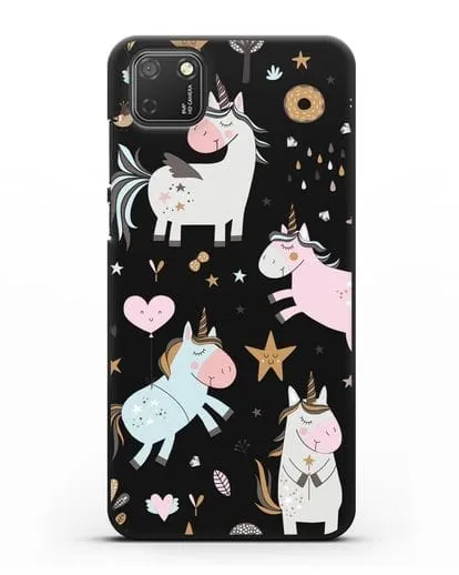 Чехол с дизайном Единороги из мира снов силиконовый для Honor 9S
