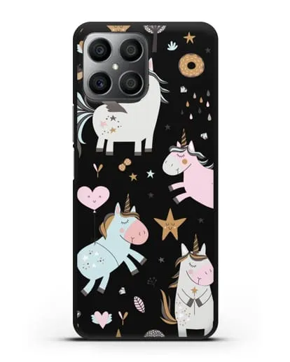 Чехол с дизайном Единороги из мира снов силиконовый для Honor X8