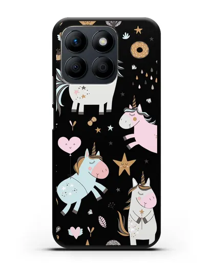 Чехол с дизайном Единороги из мира снов силиконовый для Honor X8b