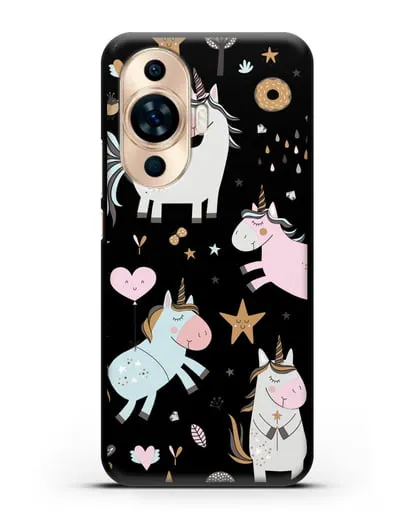 Чехол с дизайном Единороги из мира снов силиконовый для Huawei Nova 11