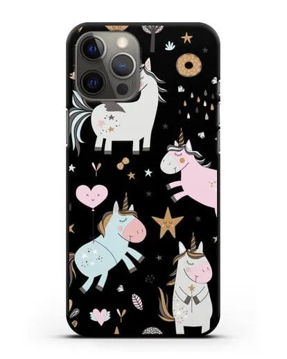 Чехол с дизайном Единороги из мира снов силиконовый для iPhone 12 Pro Max