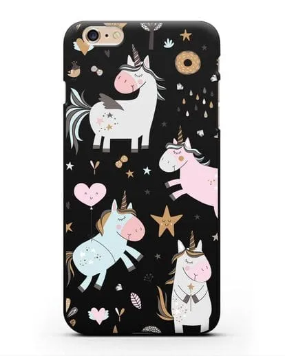 Чехол с дизайном Единороги из мира снов силиконовый для iPhone 6s Plus