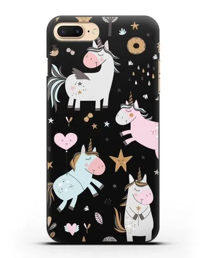 Чехол с дизайном Единороги из мира снов силиконовый для iPhone 7 Plus