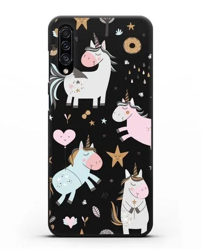 Чехол с дизайном Единороги из мира снов силиконовый для Samsung Galaxy A30s [SM-A307FN]