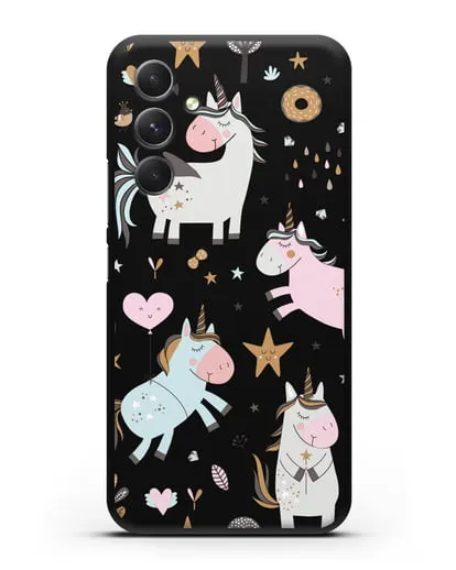 Чехол с дизайном Единороги из мира снов силиконовый для Samsung Galaxy A54 [SM-A536]