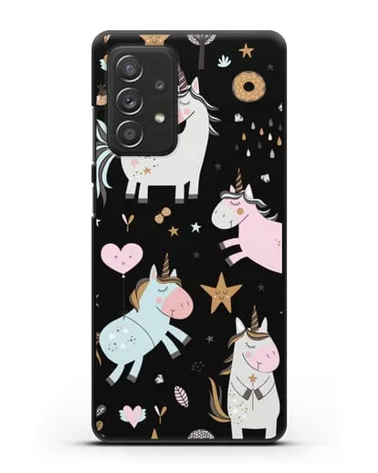 Чехол с дизайном Единороги из мира снов силиконовый для Samsung Galaxy A53