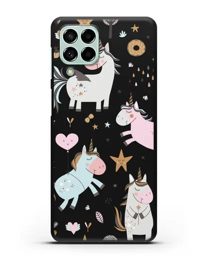 Чехол с дизайном Единороги из мира снов силиконовый для Samsung Galaxy M53 [SM-M536]