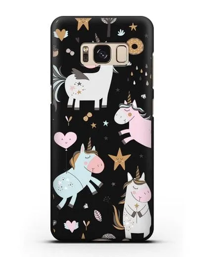 Чехол с дизайном Единороги из мира снов силиконовый для Samsung Galaxy S8 Plus [SM-G955F]