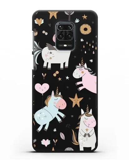 Чехол с дизайном Единороги из мира снов силиконовый для Xiaomi Redmi Note 9S