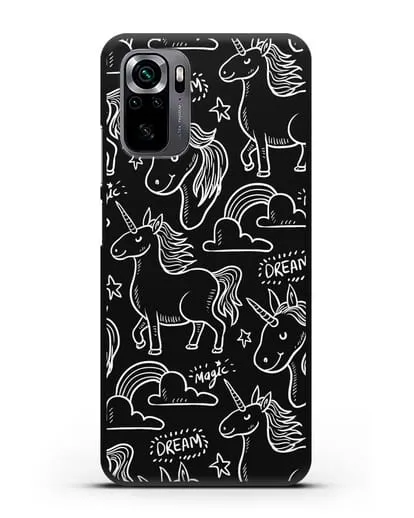 Чехол с дизайном Волшебный единорог силиконовый для Xiaomi Poco M5s