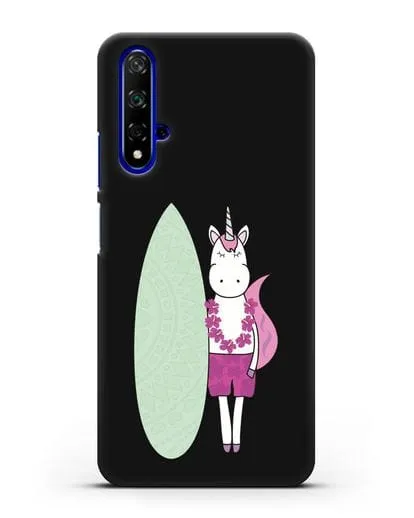 Чехол с рисунком Единорог и доска для виндсерфинга силиконовый для Honor 20