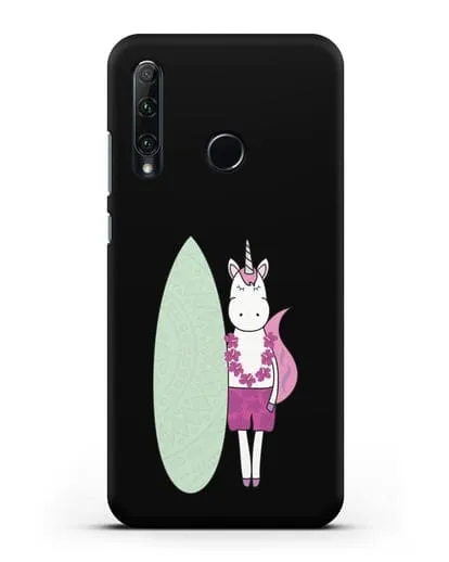 Чехол с рисунком Единорог и доска для виндсерфинга силиконовый для Honor 20e