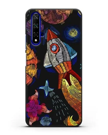Чехол Космическая одиссея силиконовый для Honor 20