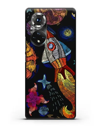 Чехол Космическая одиссея силиконовый для Honor 50