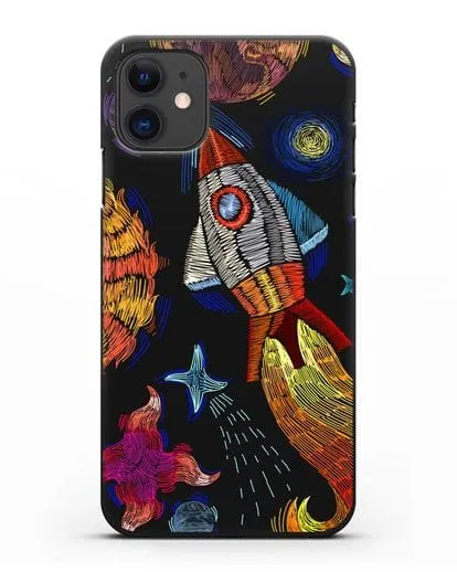 Чехол Космическая одиссея силиконовый для iPhone 11