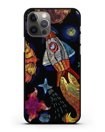 Чехол Космическая одиссея силиконовый для iPhone 12 Pro