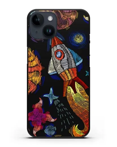 Чехол Космическая одиссея силиконовый для iPhone 14