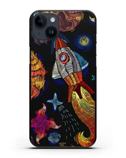 Чехол Космическая одиссея силиконовый для iPhone 14 Plus