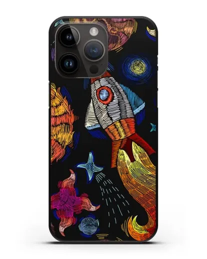 Чехол Космическая одиссея силиконовый для iPhone 14 Pro Max