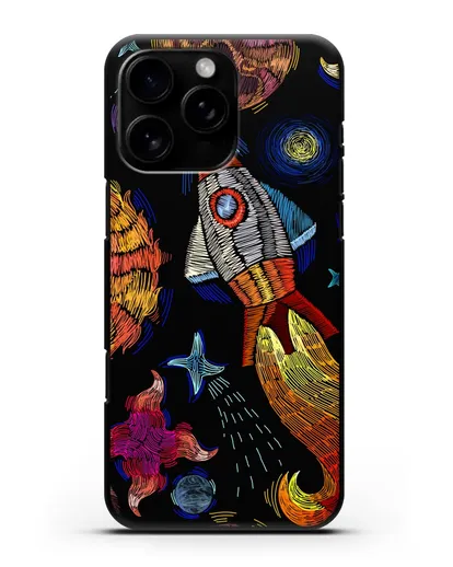 Чехол Космическая одиссея силиконовый для iPhone 16 Pro Max